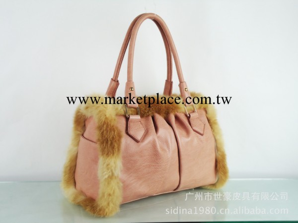 源頭爆款 低價批發 秋冬兔毛pu女包 單肩時尚女包工廠,批發,進口,代購
