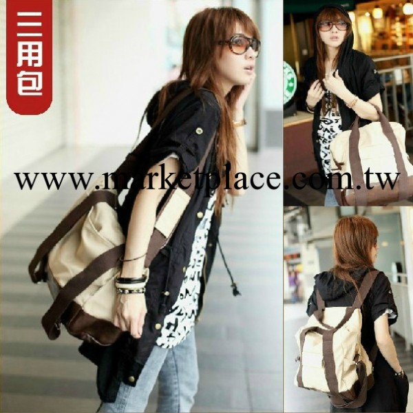 2013新款韓版女包包/多功能運動帆佈包/手提斜挎大包8912工廠,批發,進口,代購