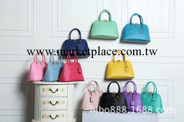 廣州歐美大牌手提女包斜挎包0837中號十字紋頭層牛皮貝殼包潮工廠,批發,進口,代購