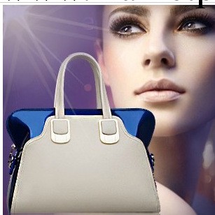 2013流行陳喬恩漆皮撞色春夏季女包 歐美新款手提單肩潮包天宇工廠,批發,進口,代購