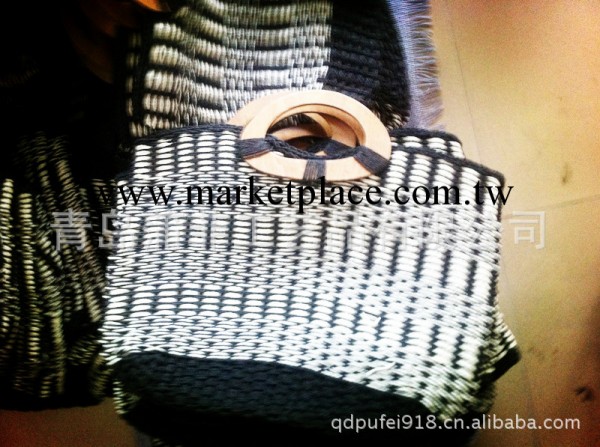 廠傢直銷外貿尾單草編工藝包 手提包 休閒包 女式包工廠,批發,進口,代購
