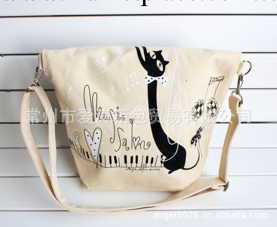 日本出口外貿neko貓咪復古手提斜挎女包包批發韓版【兩用鋼琴貓】工廠,批發,進口,代購