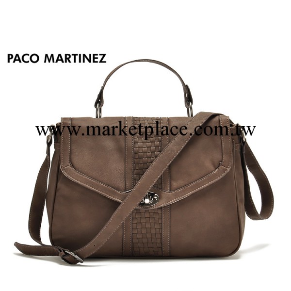 復古郵差包單肩斜挎包包 PU皮女包手提包多用 編織女包 600g工廠,批發,進口,代購