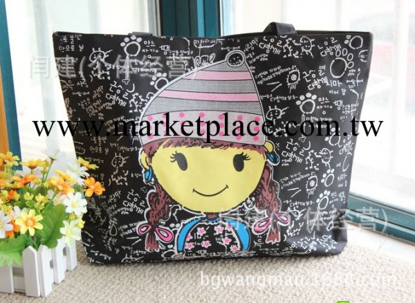 潮女必備款永恒新潮女包廣州女孩包包時尚單肩斜挎帆佈包批發零售工廠,批發,進口,代購