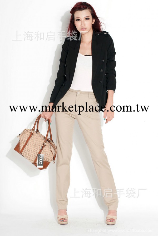 AAC正品 2013秋季新款米黃色手提外貿女時裝包PU時裝包工廠,批發,進口,代購