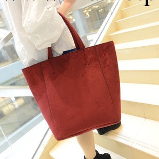 2014春季新款女包時尚磨砂豎款手提包大紅休閒單肩大包春季特價工廠,批發,進口,代購