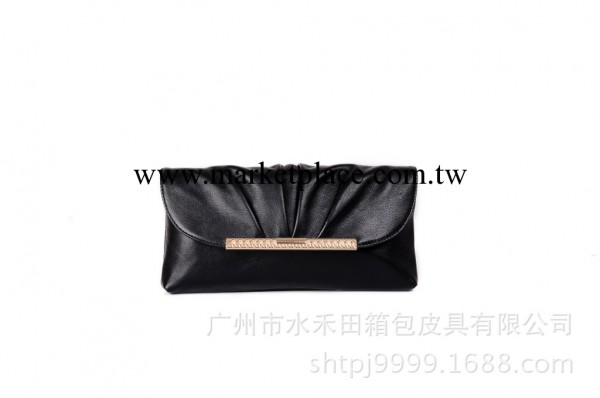 專櫃新款潮流奢華晚宴包褶皺手拿包真皮晚裝女包手抓包工廠,批發,進口,代購