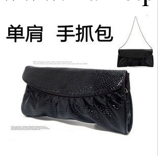女士韓版新款漆皮鏈條包 手拿百魅包百搭 鏈條斜跨晚宴包工廠,批發,進口,代購