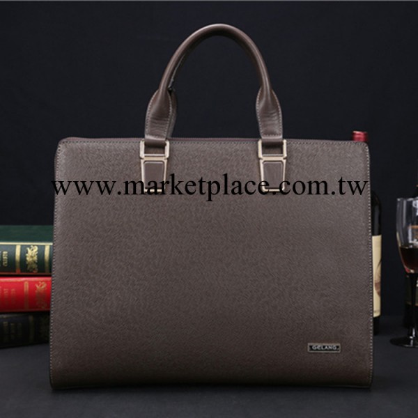 正品新款頭層牛皮 高端休閒商務手提包真皮公文男包現貨廣州工廠工廠,批發,進口,代購