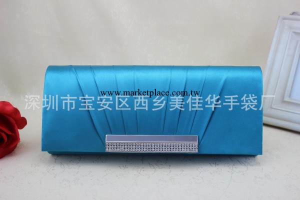 鑲鉆折皺高貴三折包，時尚晚裝包，閃亮系列。工廠,批發,進口,代購