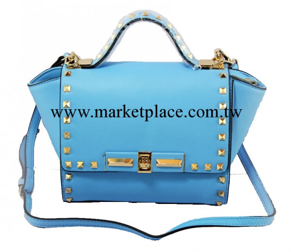 2014春夏最新款手提真皮女包批發 單肩包爆款柳釘包P1-8891工廠,批發,進口,代購