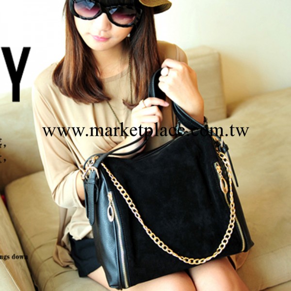 韓版女式時尚休閒包真皮 磨砂真皮包包 單肩手提女包時尚包袋S47工廠,批發,進口,代購