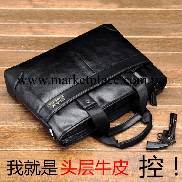 真皮男包商務休閒單肩斜挎手提包男公文包包包郵頭層牛皮男士挎包工廠,批發,進口,代購