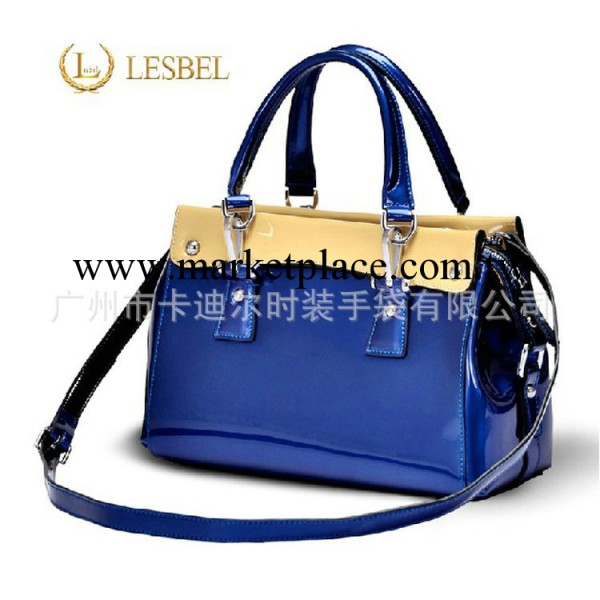 熱銷萊斯貝兒女士包包2013新款潮黑色漆皮女包包 女式單肩手提包工廠,批發,進口,代購