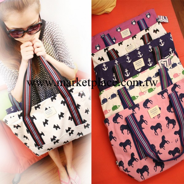 美國甜心 超大單肩包出差包.手提包帆佈包女包 斜跨女包韓版女包工廠,批發,進口,代購