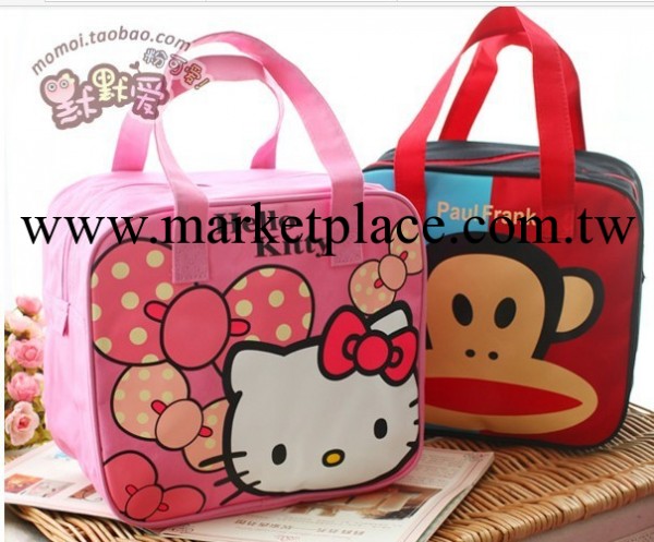 韓版可愛卡通牛津佈便當包 購物袋 手提手拎包防水飯盒包工廠,批發,進口,代購