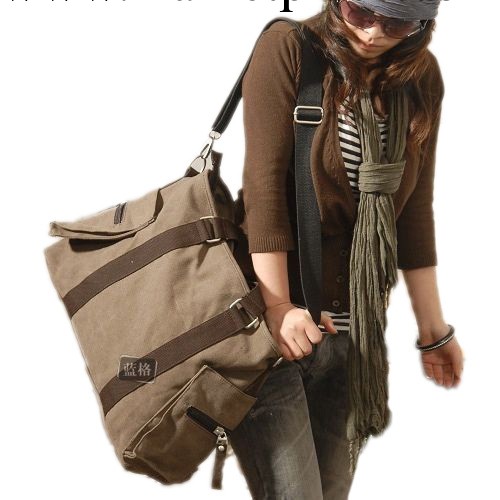 帆佈包包2013新款女包復古包韓版潮單肩包斜跨休閒手提旅行包工廠,批發,進口,代購