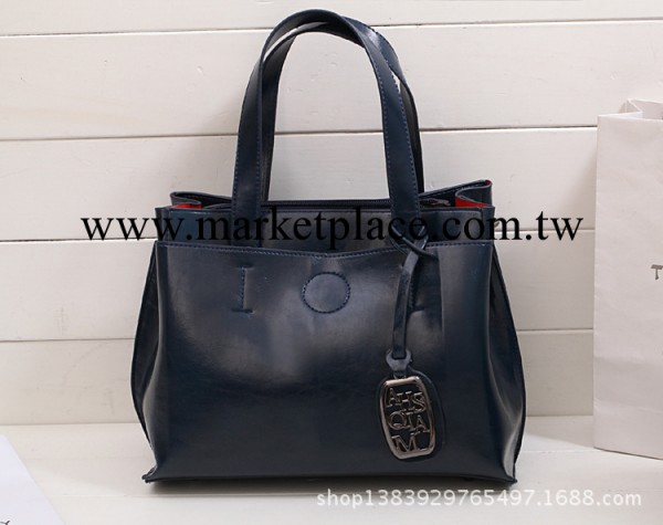 搶購2014春季新款簡約時尚女包手提斜挎單肩真皮女包 一件代發工廠,批發,進口,代購