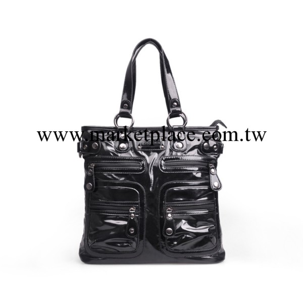 精品熱銷 廣州亮片軟漆皮手提女包 白溝朋克大牌女包加工工廠,批發,進口,代購
