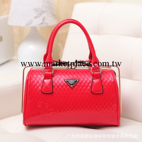 廠傢直銷2014新款女包歐美時尚手提包定型夾子女包淘寶熱賣女包工廠,批發,進口,代購