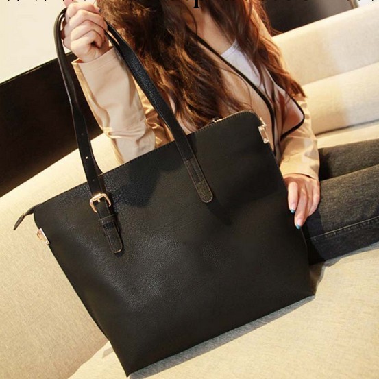 2014新款女包 簡約韓版手提單肩斜跨包 廣州批發時尚PU大包包c093工廠,批發,進口,代購