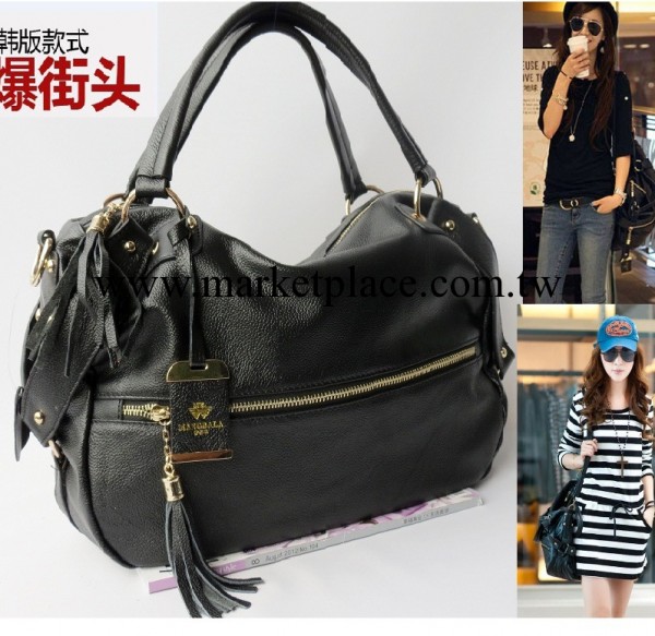 爆款 韓版李孝利明星同款包 手提單肩斜挎真皮頭層牛皮百魅女包工廠,批發,進口,代購