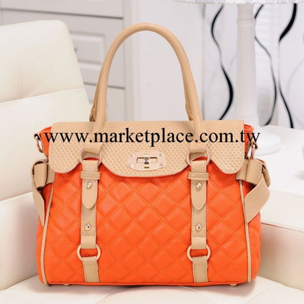 2013夏季新款韓版品牌包包潮手提單肩斜挎真皮女包廣州批發12064工廠,批發,進口,代購