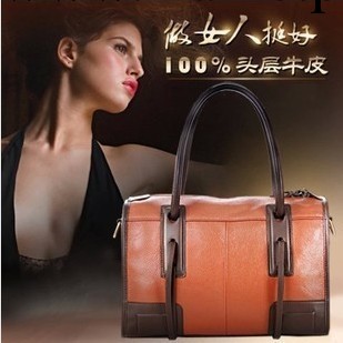 真皮女包 新款2013歐美潮女單肩斜挎手提女士包包 復古牛皮包包袋工廠,批發,進口,代購