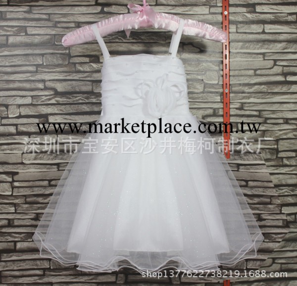 批發女童吊帶公主裙網紗裙花童服裝girl wedding dress工廠,批發,進口,代購