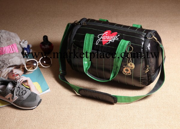 意大利正品FIORUCCI 時尚車縫線休閒情侶款手提包 肩挎包 旅行包工廠,批發,進口,代購