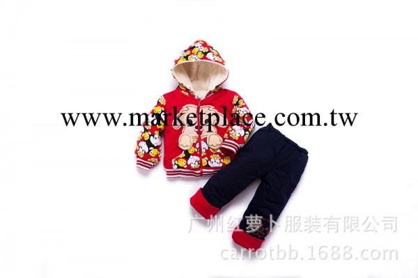 2013 冬裝新款棉休閒套裝 童裝2件套 外貿 品牌秋冬童套裝工廠,批發,進口,代購