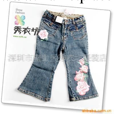 批發Target女童牛仔褲深圳現貨歡迎看貨外貿尾貨童裝服裝批發工廠,批發,進口,代購