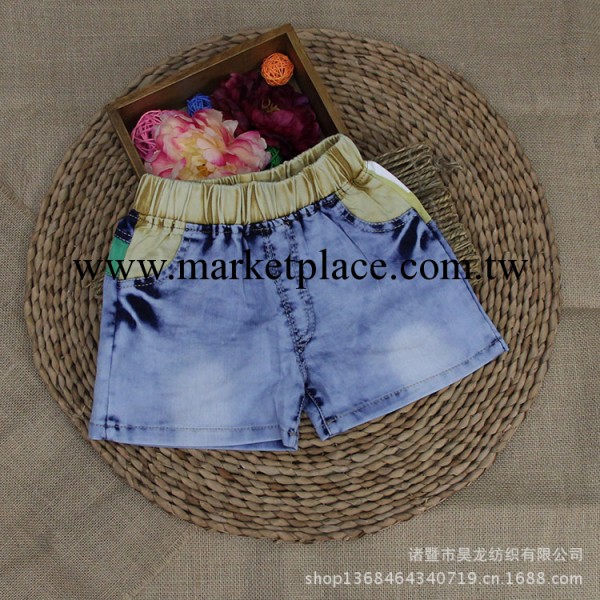 2013新品 韓版休閒牛仔短褲 卡通男童牛仔褲童裝 童褲工廠,批發,進口,代購