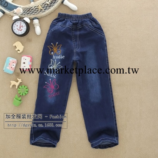 外貿大童牛仔褲批發 女童牛仔長褲現貨批發 洗水童裝牛仔褲工廠,批發,進口,代購