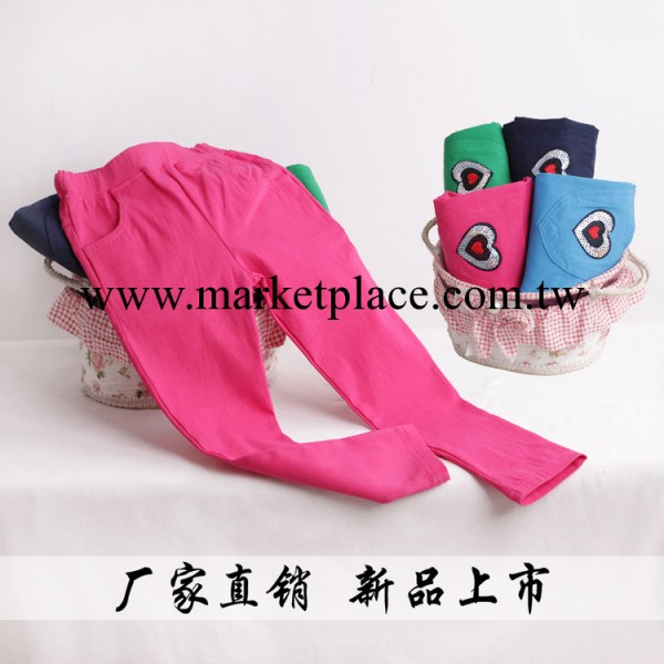 兒童褲子 2014春季新款童裝 女孩彈力牛仔褲 女童長褲打底牛仔褲工廠,批發,進口,代購