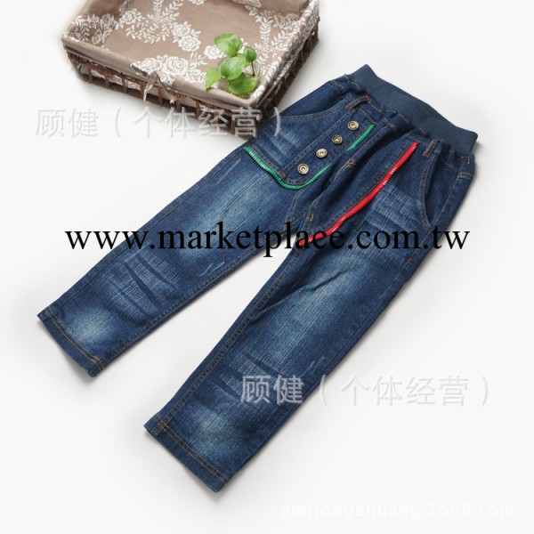 外貿品牌韓版春款童裝男女童純棉時尚休閒牛仔褲童褲 廠傢批發工廠,批發,進口,代購