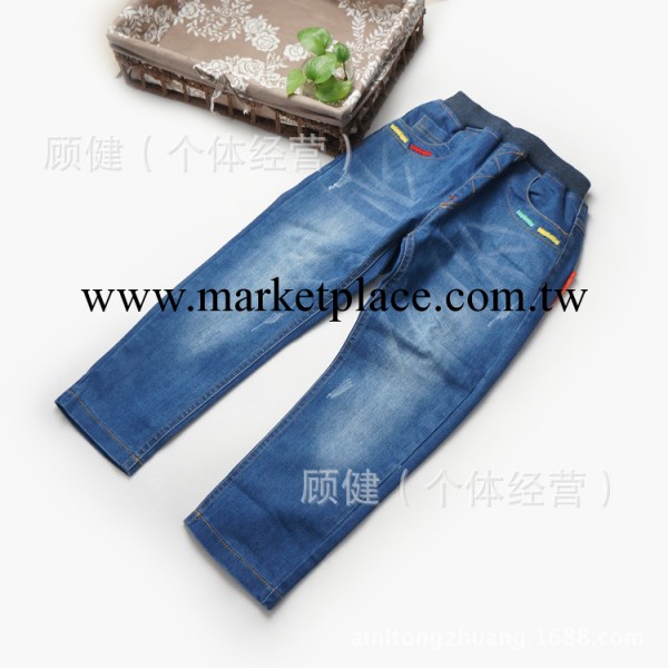 外貿品牌韓版春款童裝男女童純棉時尚休閒牛仔褲童褲 廠傢批發工廠,批發,進口,代購