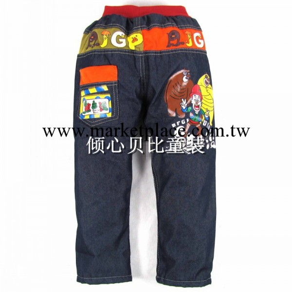 廠傢批發童裝牛仔褲男童兒童新品牛仔褲加厚長褲冬裝韓版潮款工廠,批發,進口,代購