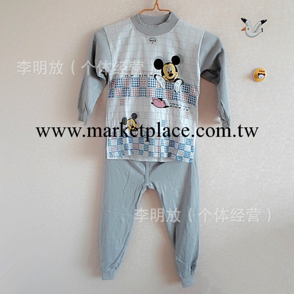 【秋季新品】男女中童內衣套裝圓領秋衣秋褲外穿75-90#D1343工廠,批發,進口,代購