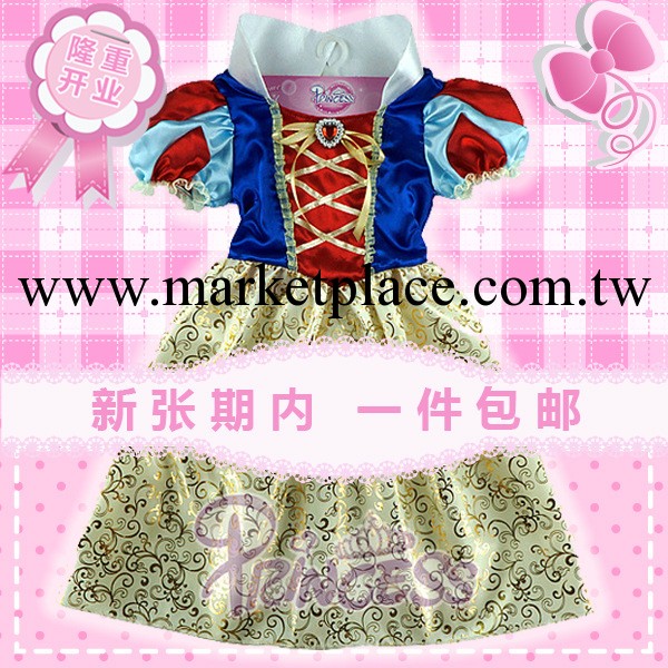 外貿迪士尼原單批發 白雪公主裙 兒童禮服 女孩連衣裙 一件包郵工廠,批發,進口,代購