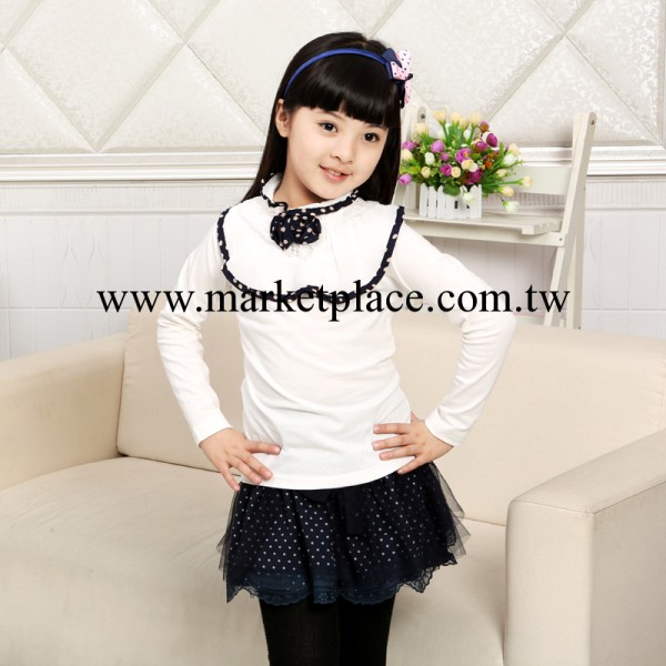 2013 女童 秋季兒童打底衫 新款 中大童裝  廠傢批發 8001工廠,批發,進口,代購