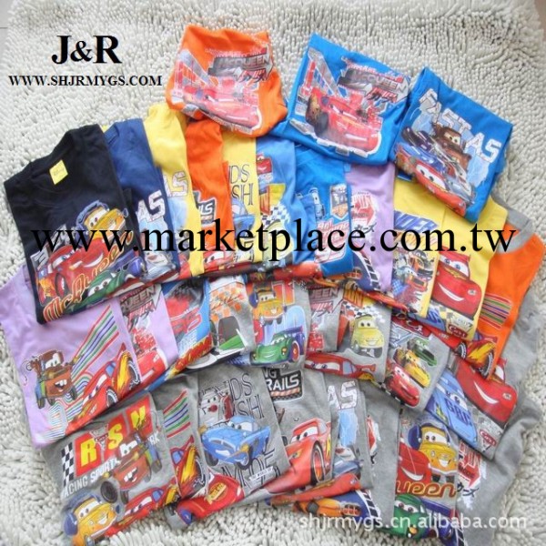 J&R13年夏款歐美品牌DISNEY中大童雜款短袖T恤外貿男童裝庫存批發工廠,批發,進口,代購