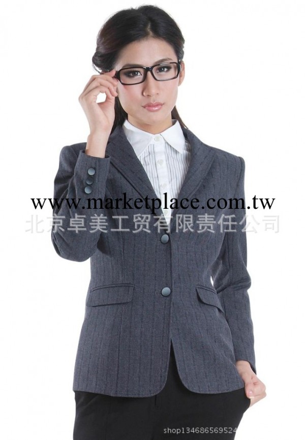 廠傢直銷 女式西服 高檔西服 高檔職業裝 男女款職業裝定做工廠,批發,進口,代購