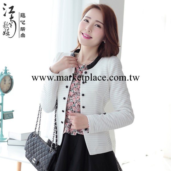 江南歌婭2013新款女士小西裝 女外套韓版潮長袖修身大碼女裝西服工廠,批發,進口,代購