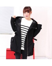 2012新款冬免疫外套修身帶帽中長款加厚女士棉服大衣拉鏈棉襖風衣工廠,批發,進口,代購