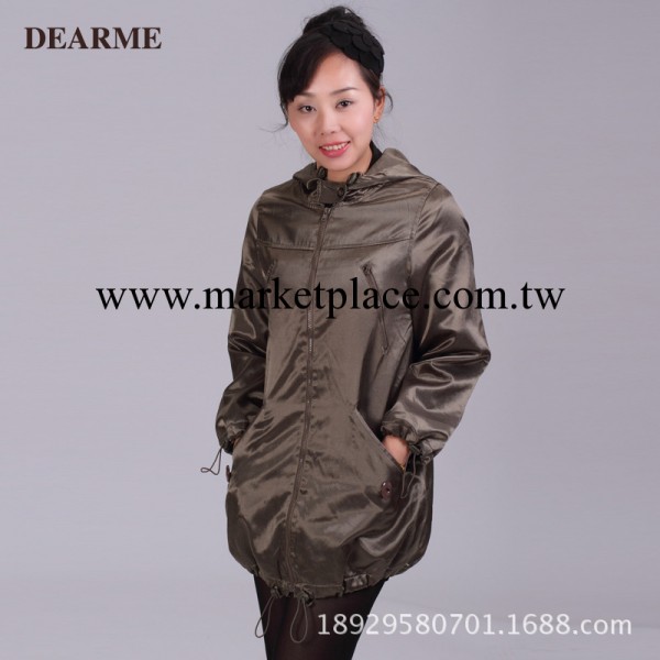 品牌正品 DEARME 蒂爾蜜 韓版女士風衣 中長款 修身 正品批發工廠,批發,進口,代購