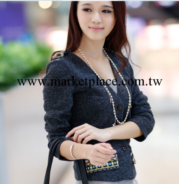 2014春裝新款女裝小西裝女士小外套長袖開衫工廠,批發,進口,代購