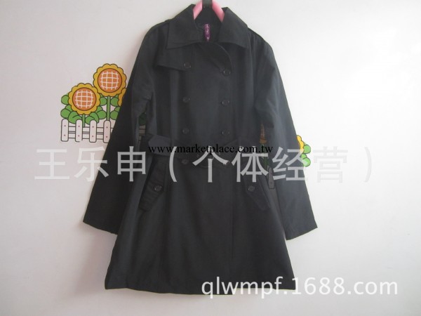 庫存女裝 美單大牌女士長款風衣 女士修身款風衣 腰帶+雙排扣工廠,批發,進口,代購