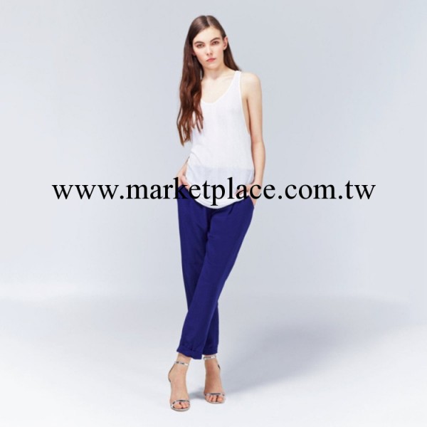 2014Aritzia-wilfred新款女式褲子 原單真絲休閒系帶九分褲熱銷工廠,批發,進口,代購