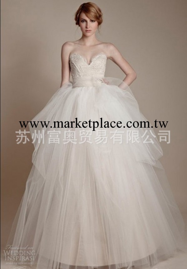 Ersa Atelier 2013最新款抹胸裙擺造型齊地婚紗廠傢直銷批發・進口・工廠・代買・代購